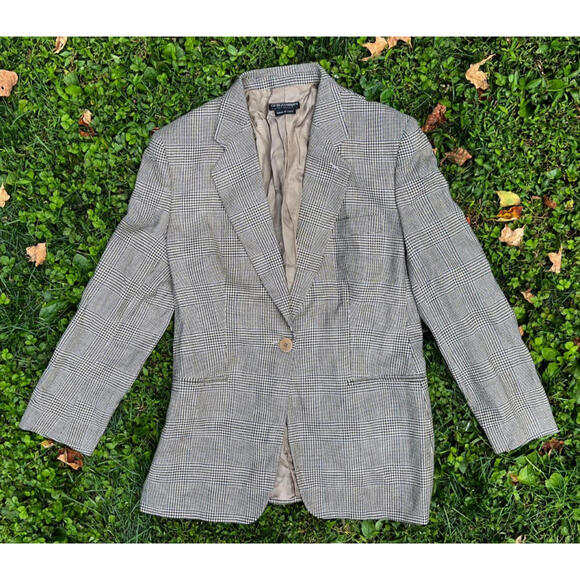 Vintage Giorgio Armani Collezioni Silk/Wool Blazer-Men's 38 - Picture 1 of 7
